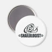 Funny Snail Magnet (Vorderseite/Rückseite)