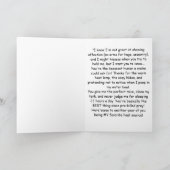 Funny Snake Birthday Wishes from Pet Reptile #5 Karte (Innenseite)