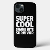 Funny Snake Bite Survivor Erholung Gut Spaß Case-Mate iPhone Hülle (Rückseite)