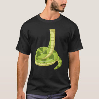Funny Snake Body Easy Animal Halloween Costume  T-Shirt