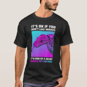 Funny Snake Lover Python Boa Cornsnake T-Shirt (Vorderseite)