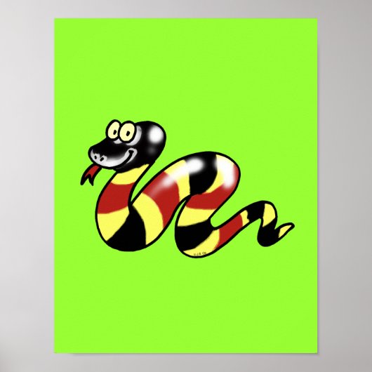 Funny Snake Poster (Vorne)
