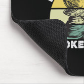 Funny Snakehead Fischen Retro Ich fische also nich Mousepad (Ecke)