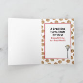 Funny Snarky Mother Mama Cartoon Baking Geburtstag Karte (Innenseite)