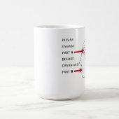Funny Snarky nutzen Sie Ihr Gehirn Kaffeetasse (Mittel)