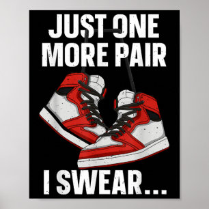 Funny Sneaker Kunst für Männer Frauen Kinder Scuts Poster