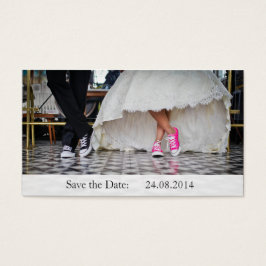 Funny Sneakers Save the Date Hochzeitskarte