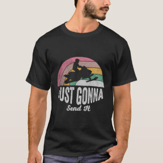 Funny Snocross Snowmobile Retro Vintag Snowmobil T-Shirt