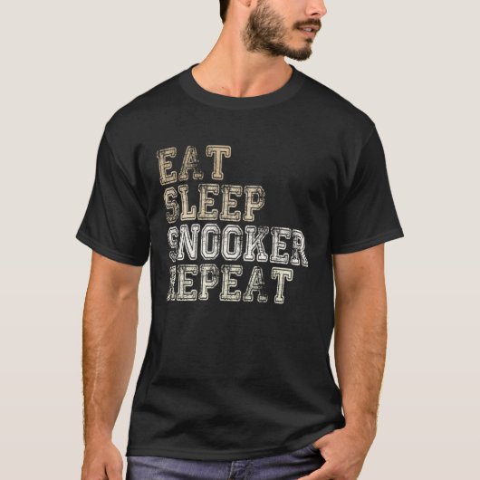 Funny snooker saying pool billiard snooker player T-Shirt (Vorderseite)