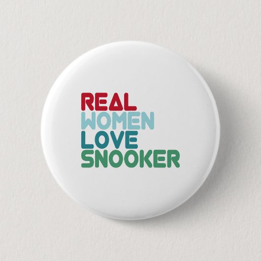 Funny Snooker Sprichwort Pool Billiards Snooker Pl Button (Vorderseite)