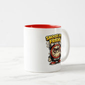 Funny Snooze Until Friday Alarm Clock Mug Zweifarbige Tasse (VorderseiteRechts)