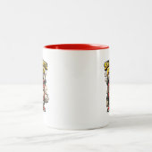 Funny Snooze Until Friday Alarm Clock Mug Zweifarbige Tasse (Mittel)