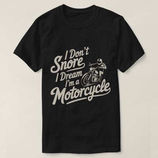 Funny Snorchel Biker Motorrad Apparel T-Shirt (Design vorne)