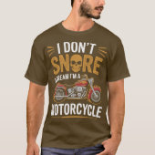 Funny Snorchel Biker Motorrad Apparel T-Shirt (Vorderseite)