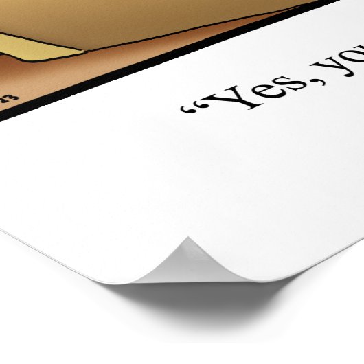 Funny Snoring Poster "Spectickles" (Ecke)