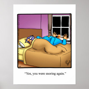 Funny Snoring Poster "Spectickles"