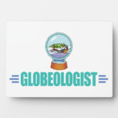 Funny Snow Globe Fotoplatte (Vorderseite)