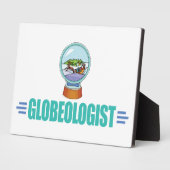 Funny Snow Globe Fotoplatte (Seite)