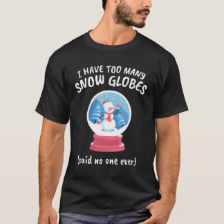 Funny Snow Globe Sammlerstücke Collection T-Shirt