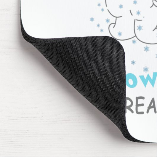 Funny Snow How Snowflakes Are Really Made  Mousepad (Ecke)