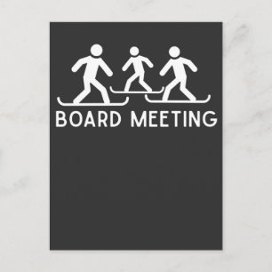 Funny Snowboard Quote Snowboarden Snow Sport Joke Postkarte