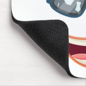 Funny Snowboard Snowboarder Skigebiet Funny Ski Mousepad (Ecke)