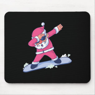Funny Snowboarden Geschenk Weihnachten Snowboard A Mousepad