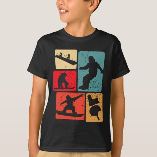 Funny Snowboarden Lover Snowboarder Wintersport T-Shirt (Vorderseite)