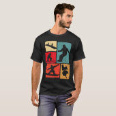 Funny Snowboarden Lover Snowboarder Wintersport T-Shirt (Vorne ganz)