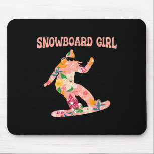 Funny Snowboarden Snowboard Winter Sport - Snowbo Mousepad
