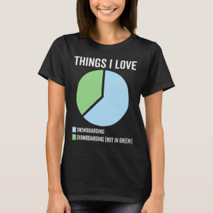 Funny Snowboarding Sport Hob T-Shirt