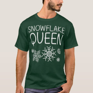 Funny Snowflake Art für Frauen Mama Schnee Winter T-Shirt