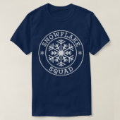 Funny Snowflake Squad Winter Snow Lover T-Shirt (Design vorne)