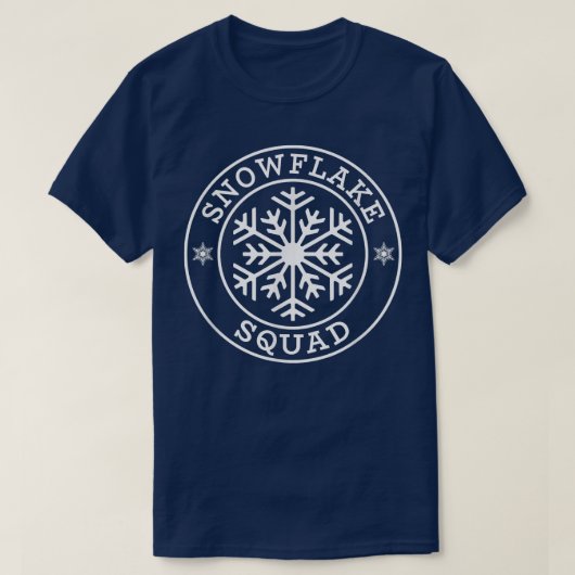 Funny Snowflake Squad Winter Snow Lover T-Shirt (Design vorne)