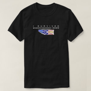 Funny Snowmageddon 2020 I Überlebte Neufundland T-Shirt