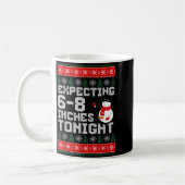 Funny Snowman Expecting 6-8 Inches Tonight Adult H Kaffeetasse (Links)