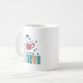 Funny Snowman Ich habe einen Meltdown Winter Kaffeetasse (Vorderseite Links)