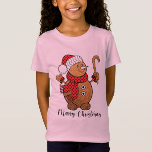 Funny Snowman Marry Weihnachten T-Shirt