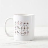 Funny Snowman Math Teacher Weihnachten Kaffeetasse (Links)