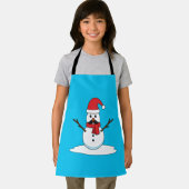 Funny Snowman mit Mustache und Carrot Schürze (Insitu)