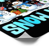Funny Snowman Nurse We Love Our Patients Snow Much Poster (Ecke)