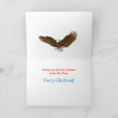 Funny Snowman Patriotic Weihnachten (Innenseite)