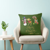 Funny Snowman Rudy Fairy Gold Frohe Weihnachten Kissen (Stuhl )