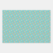 Funny Snowman Snow Cone Winterurlaub oder Geburtst Geschenkpapier Set (Vorderseite 3)