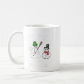 Funny Snowman Weihnachtswissenschaft Xmas Biologie Kaffeetasse (Links)