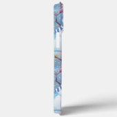 Funny Snowmen Weihnachtsbaum String Lights Muster Case-Mate iPhone Hülle (Rückseite / Rechts)