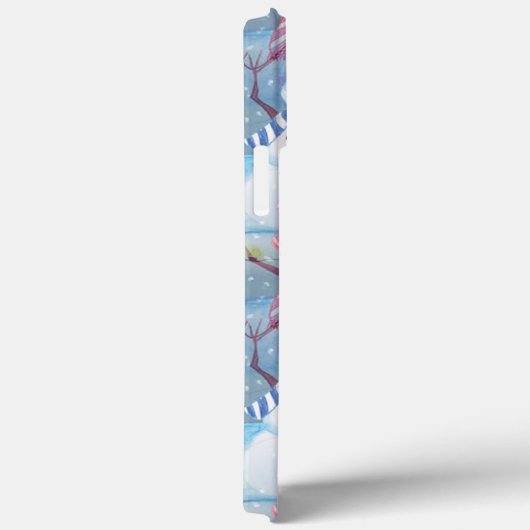 Funny Snowmen Weihnachtsbaum String Lights Muster Case-Mate iPhone Hülle (Rückseite / Rechts)