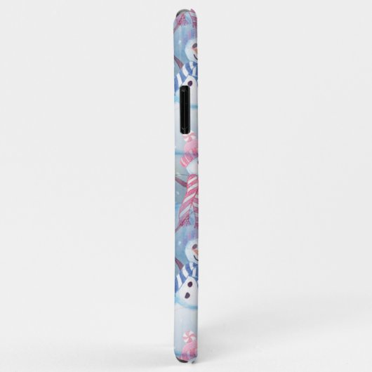 Funny Snowmen Weihnachtsbaum String Lights Muster Case-Mate iPhone Hülle (Hinten/Rechts)