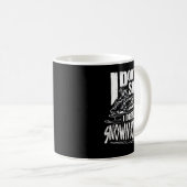 Funny Snowmobile Dream Snowmobile Driving Kaffeetasse (VorderseiteRechts)