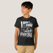 Funny Snowmobile Dream Snowmobile Driving T-Shirt (Vorne ganz)